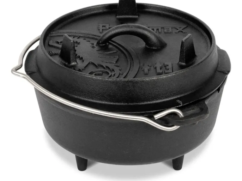 New Dutch Oven FT3 Schwarz mit planem Boden 1,6 l Töpfe