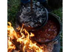 New Dutch Oven FT3 Schwarz mit planem Boden 1,6 l Töpfe