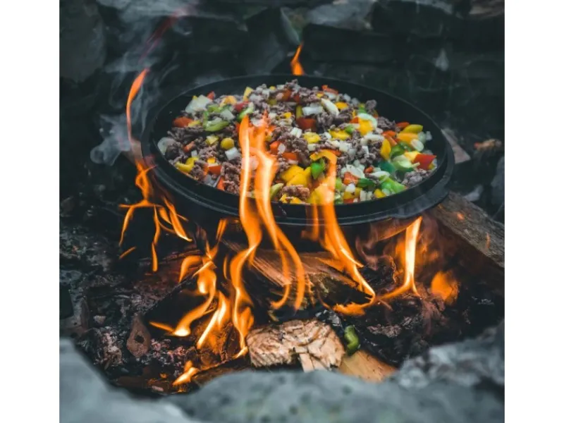 New Dutch Oven FT3 Schwarz mit planem Boden 1,6 l Töpfe