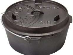 Petromax Töpfe<Dutch Oven FT12-T Schwarz mit planem Boden ca. 11,4 l