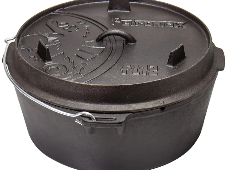 Petromax Töpfe<Dutch Oven FT12-T Schwarz mit planem Boden ca. 11,4 l