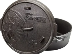 New Dutch Oven FT6-T Schwarz mit planem Boden 5,5 l Herde|Töpfe