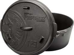 Petromax Dutch Oven FT9-T Schwarz mit planem Boden 7,5 l Ø 23,9 cm