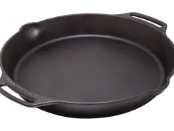 Clearance Petromax Feuerpfanne FP35H-T Schwarz mit 2 Henkeln Gusseisen Ø 35 cm