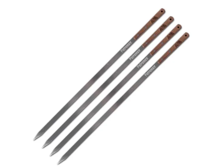 Petromax Küchenhelfer<Grillspieße Klingenlänge 40 cm Holzgriff 4 Stück