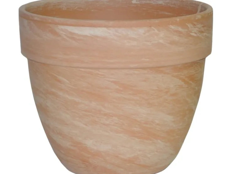 Töpfe<Pflanztopf Levante Ø 39 cm Caramel Terrakotta