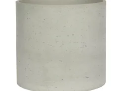 Töpfe<Pflanztopf Zylinder Ø 39,5 cm x 39,5 cm Grau