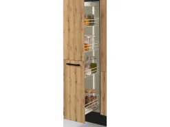 Clearance Pino Küchenzeile 280 cm Evoke Eiche Anschlag rechts 1 Geräteschrank