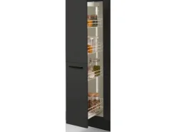 Discount Pino Küchenzeile 300 cm Grafit Anschlag links 1 Geräte-. 1 Seitenschrank