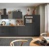 Discount Pino Küchenzeile 270 cm Grafit Anschlag links 1 Geräteschrank