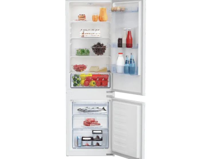 Hot Pino Küchenzeile 240 cm Weiß Anschlag links 1 Geräteschrank