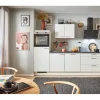 Best Pino Küchenzeile 270 cm Weiß Anschlag links 1 Geräteschrank