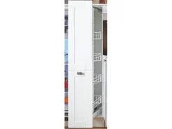 Best Pino Küchenzeile 280 cm Weiß matt Anschlag rechts 1 Geräteschrank