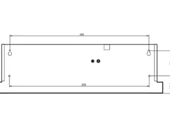Hot PKM Flachschirm-Dunstabzugshaube UBH6002-2H Silber Stahlblech 60 cm EEK: B Flachschirmhauben