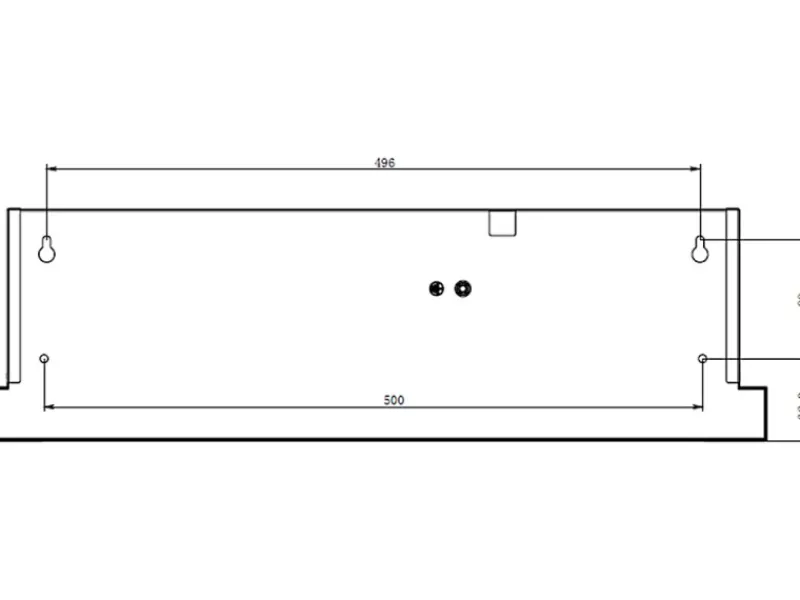 Hot PKM Flachschirm-Dunstabzugshaube UBH6002-2H Silber Stahlblech 60 cm EEK: B Flachschirmhauben