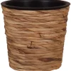 Töpfe<PP-Übertopf mit Wasserhyazinthe Ø 21 cm x 19 cm Natur