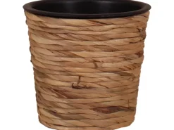 Töpfe<PP-Übertopf mit Wasserhyazinthe Ø 21 cm x 19 cm Natur