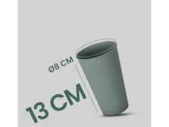 Discount Becher Kunststoff Grün 0,4 Liter 4er Pack Geschirr