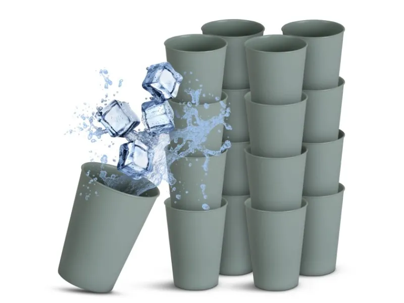 Sale Becher Kunststoff Grün 0,2 Liter 16er Pack Geschirr