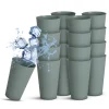 Hot ProHome Becher Kunststoff Grün 0,4 Liter 16er Pack