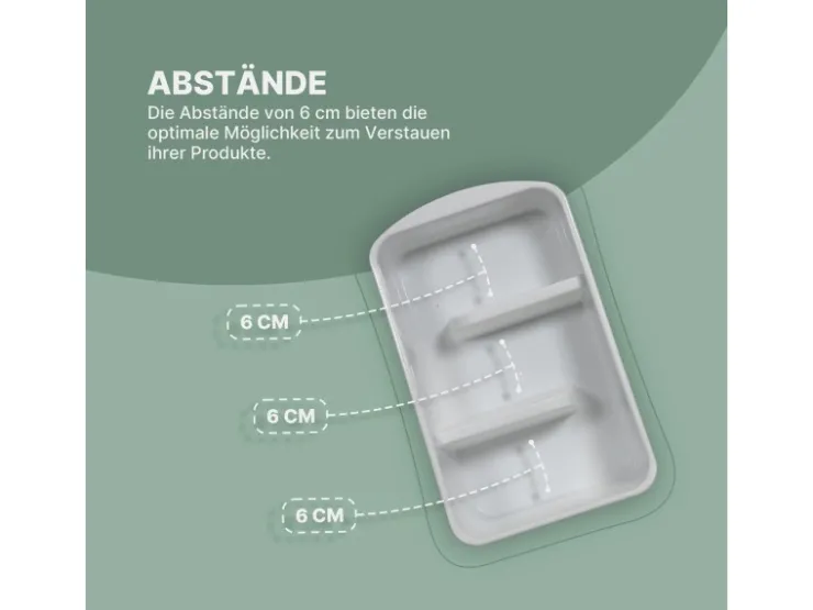Online ProHome Küchenorganizer Gewürze & Tüten Weiß 2er Pack