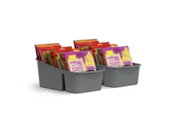 Outlet ProHome Küchenorganizer Gewürze & Tüten Anthrazit 2er Pack