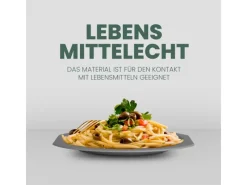 Online Kunststoff Teller BPA Frei Ø23 cm Grau 8er Pack Geschirr
