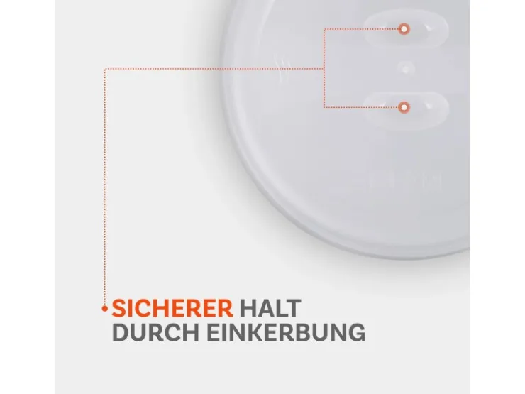 ProHome Geschirr<Mikrowellenabdeckhaube Transparent 26 x 7 cm