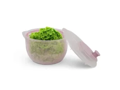 Hot Salatschleuder 2,7 Liter Ø20 cm Rosa Pfannen|Vorratsbehälter