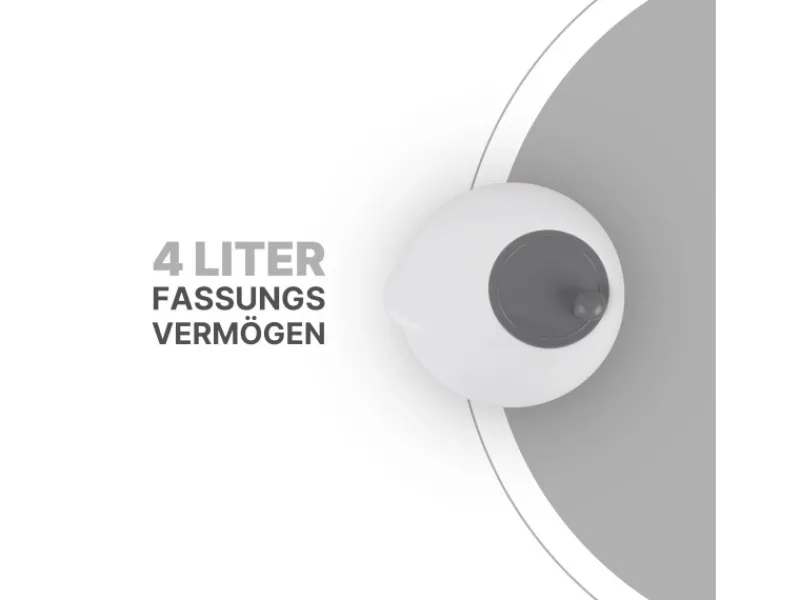 Hot Salatschleuder 4 Liter Ø25 cm Grau Pfannen