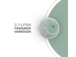 ProHome Pfannen<Salatschleuder 2,7 Liter Ø20 cm Grün