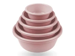 Clearance Schüssel 5er Set Rosa Vorratsbehälter|Vorratsdosen