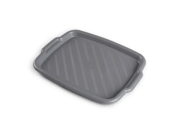 New ProHome Serviertablett Anthrazit 45 x 33 x 3 cm