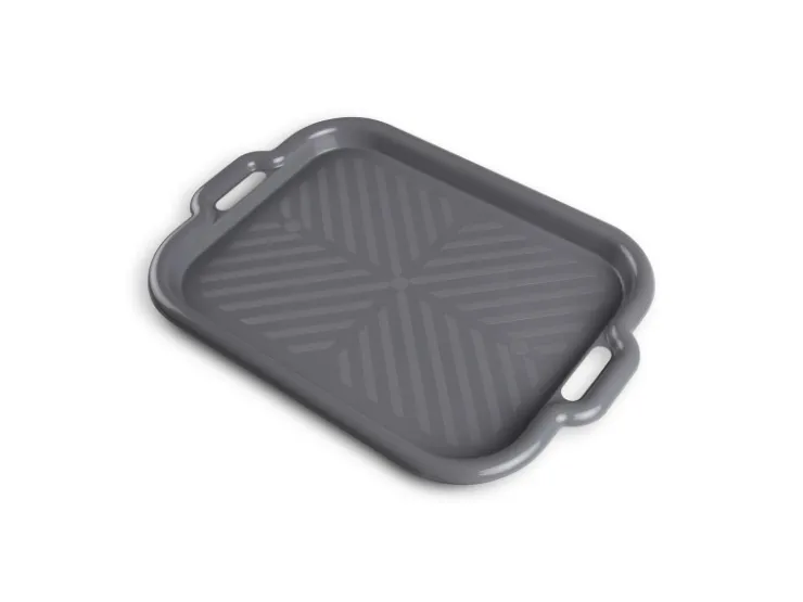 New ProHome Serviertablett Anthrazit 53 x 37 x 3 cm