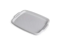 Hot ProHome Serviertablett Weiß 45 x 33 x 3 cm