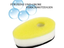 ProHome Kochfelder<Spülschwamm 12er Pack Inkl. Saugnapfhalter