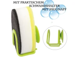 Sale ProHome Spülschwamm 6er Pack Inkl. Saugnapfhalter