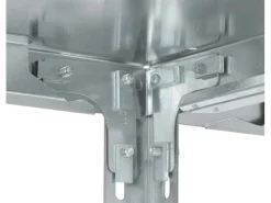 Clearance Edelstahlregal Schraubsystem HxBxT 200 x 100 x 40 cm 5 Ebenen Fachlast 200 kg Edelstahl Fachbodenregal Küchenregale