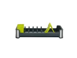 Outlet PROREGAL Praktischer Geschirrtrockner Aus Mattem Edelstahl & Kunststoff HxBxT 13 x 31 x 44,7cm Anthrazit