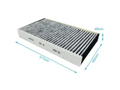 Online PURERO Premium Aktivkohlefilter für Miele DKF29 und 11292130 und DKF29-P