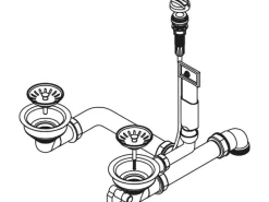 Best Drehexcenter für 1 1/2-Becken Spülen 92 mm Zubehör Für Spülen|Zubehör Für Küchenarmatur