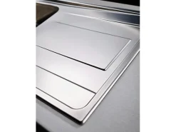 Einbauspüle Alea 1B 1D 86 cm x 50 cm Edelstahl Edelstahlspülen