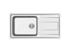 Clearance Einbauspüle Alea Plus 1B 1D 100 cm x 50 cm Edelstahl Edelstahlspülen|Zubehör Für Küchenarmatur