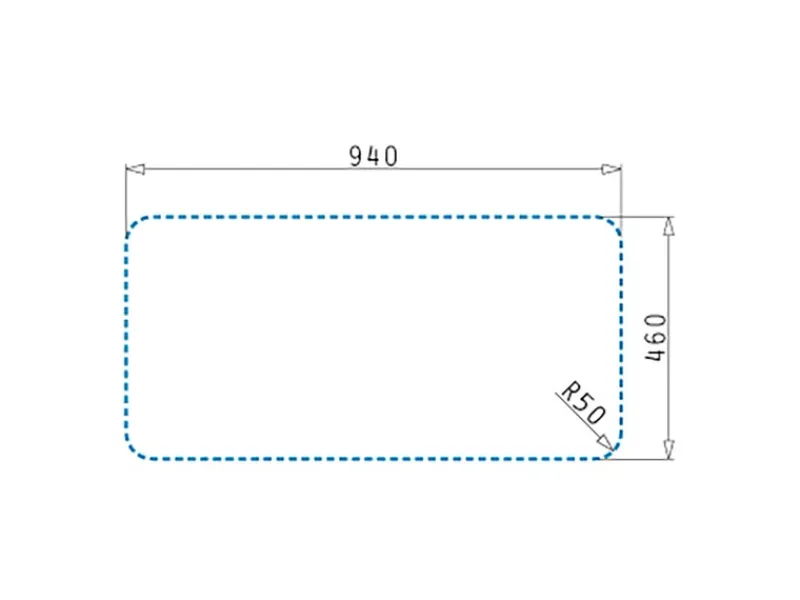 Hot Einbauspüle Space Mini 1 1/2B 1D 96 cm x 48 cm Edelstahl Edelstahlspülen