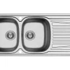 Discount Einbauspüle Sparta (116x50) 2B 1D Edelstahlspülen