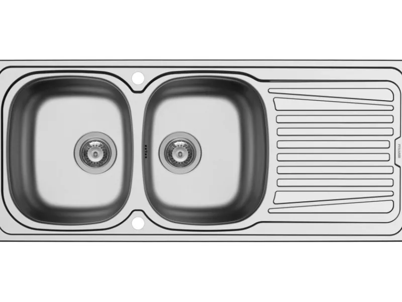 Discount Einbauspüle Sparta (116x50) 2B 1D Edelstahlspülen