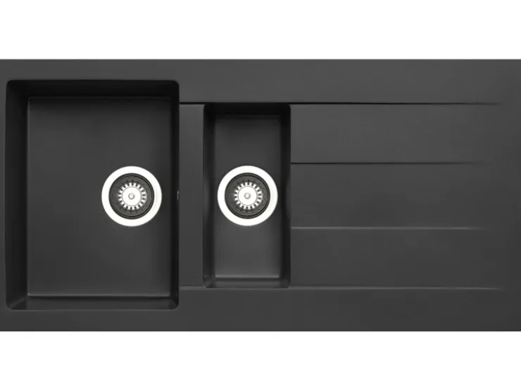 New Küchenspüle Athlos (86x50) 1 1/4B 1D, Pyra Granitspülen
