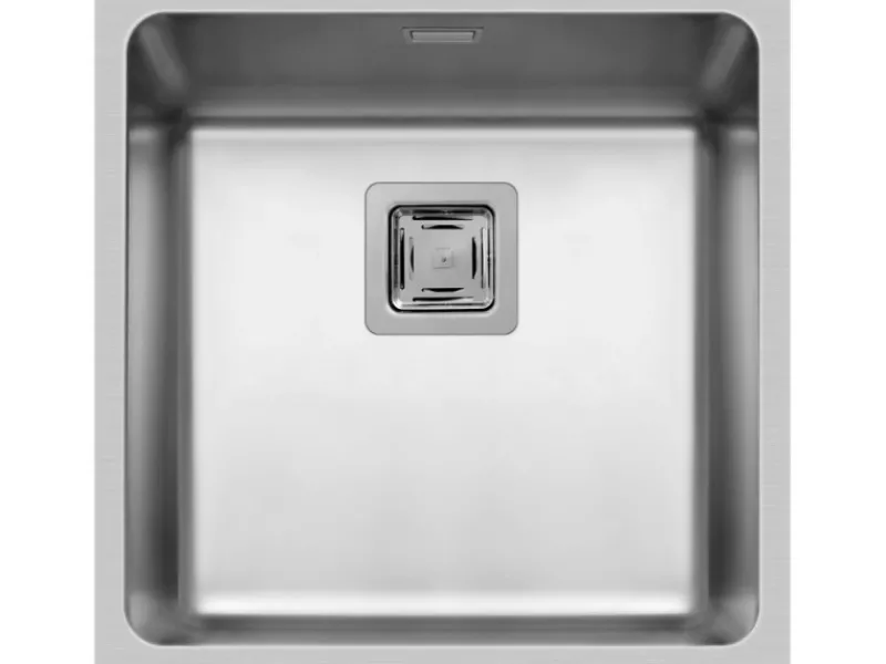 Outlet Küchenspüle Lume 44 cm x 44 cm 1B Edelstahl poliert Edelstahlspülen