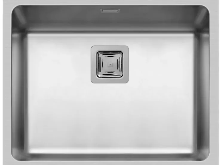 Pyramis Edelstahlspülen<Küchenspüle Lume 54 cm x 44 cm 1B Edelstahl poliert