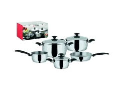 Pyramis Pfannen<Kochtopf-Set Gourmet Silber